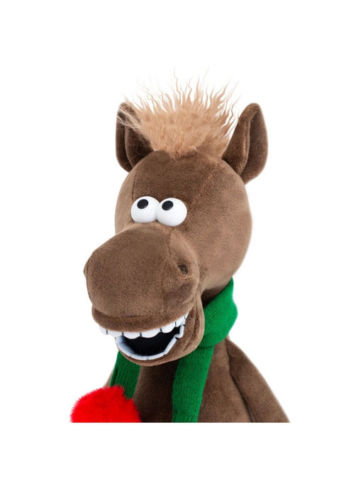 Мягкая игрушка Жеребец с бубенчиками, 30 см