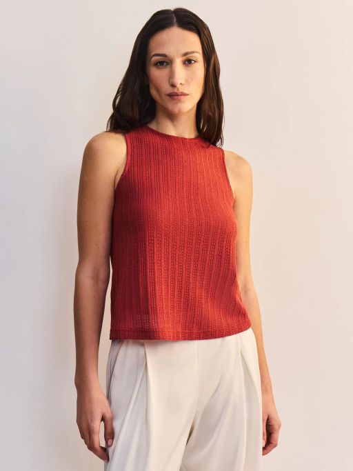 Майка прямого кроя с разрезом на спинке ZR2605023417-21 / Zarina  фото 4