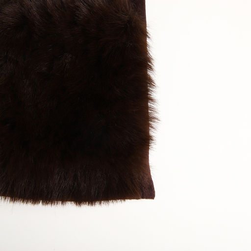 Перчатки женские, безразмерные, без утеплителя, коричневые