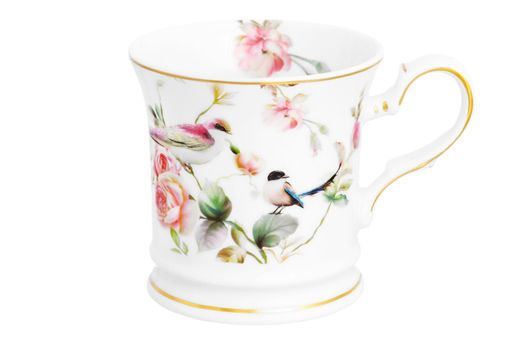 Кружка 170 мл 10,5*8*7,5 см Певчие птички NEW BONE CHINA