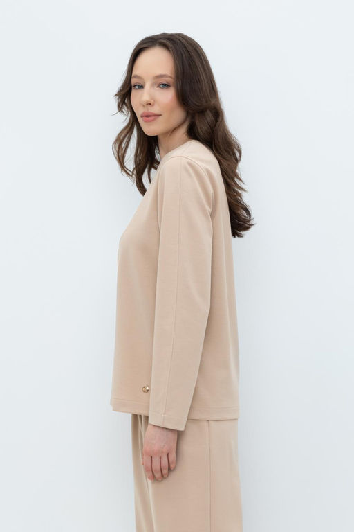 ЕВТ 3163/темно-бежевый джемпер жен