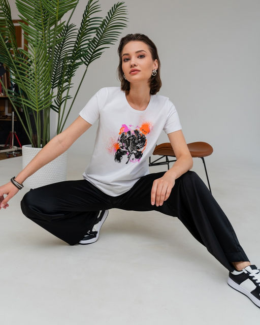 Футболка из хлопка FPP023 - Sahar art lab фото 4