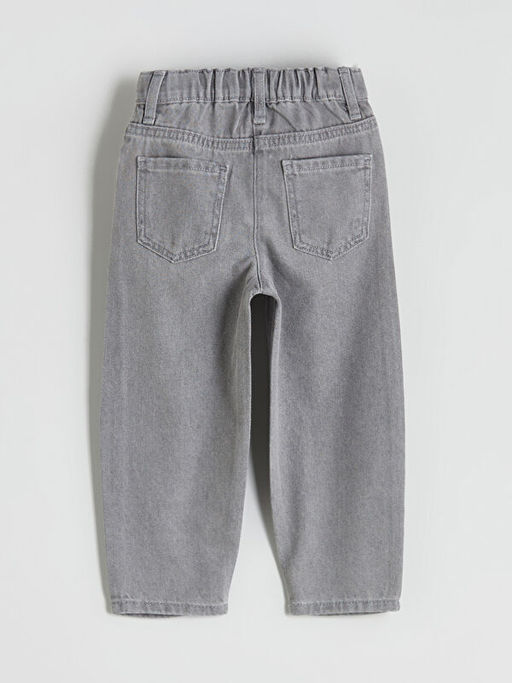Beli Ayarlanabilir Lastikli Ta?l? K?z ?ocuk Jean Pantolon