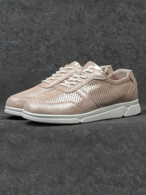 05-FEE01-2P BEIGE Кроссовки (нубук) - Фабричный китай фото 2