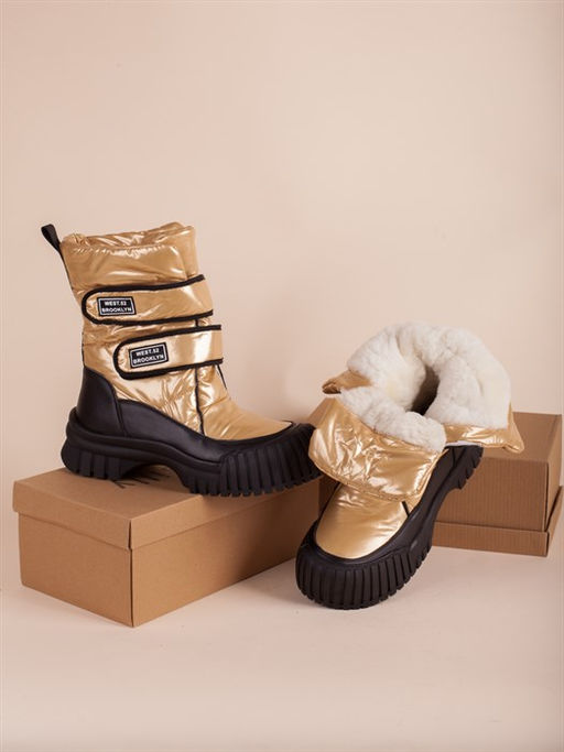 Дутики трендовые зимние на массивной подошве на любой возраст и на холодную зиму YPM8346J - Piniolo фото 5