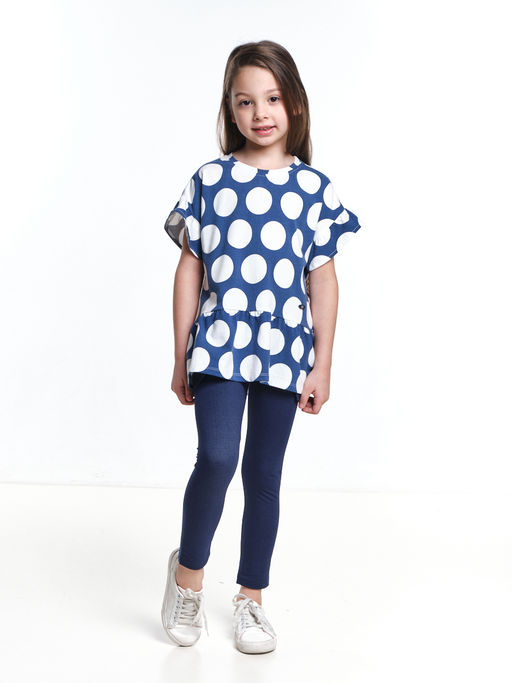 Футболка для девочки UD 4315 горох - Mini maxi фото 4