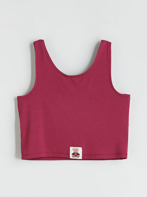 U Yaka K?z ?ocuk Pijama ?st