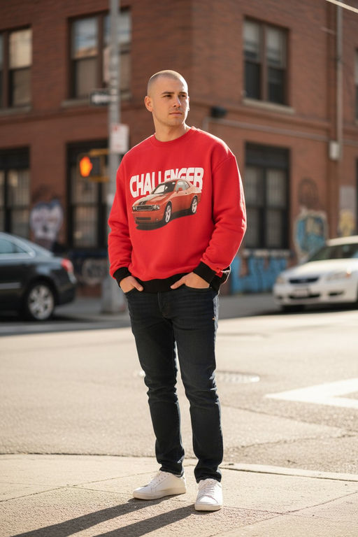 Свитшот красный