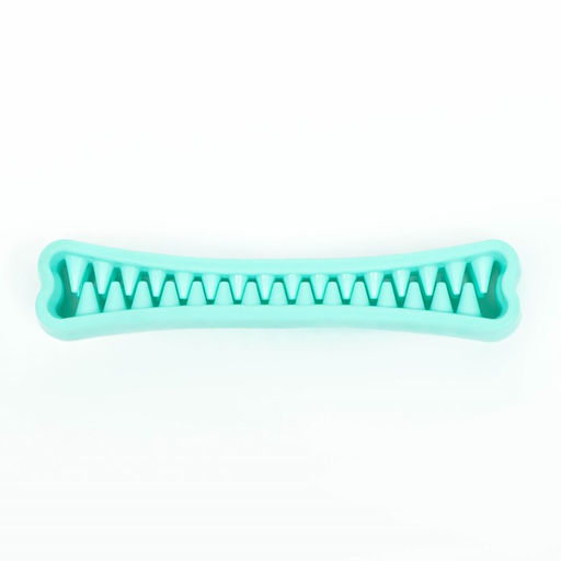 Игрушка-зубочистка для собак Пижон Premium Зубастик, 18,3 х 3,8 см, мятная  фото 3