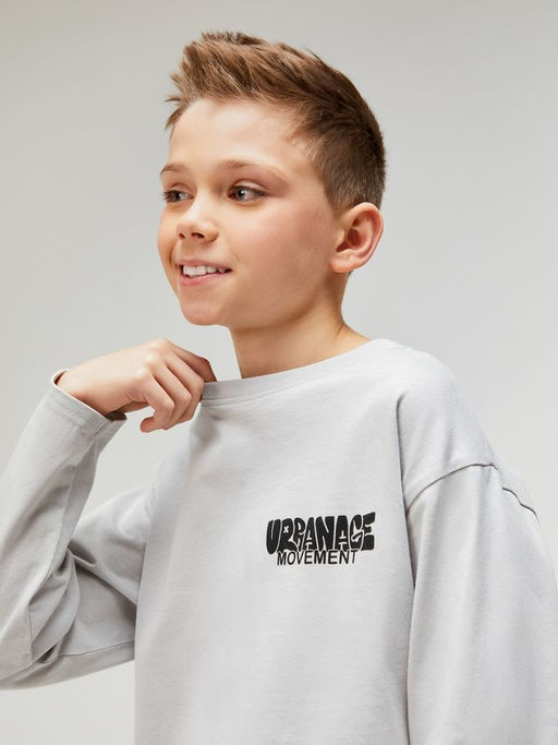 ACOOLA / Джемпер детский для мальчиков Osamu серый  фото 4