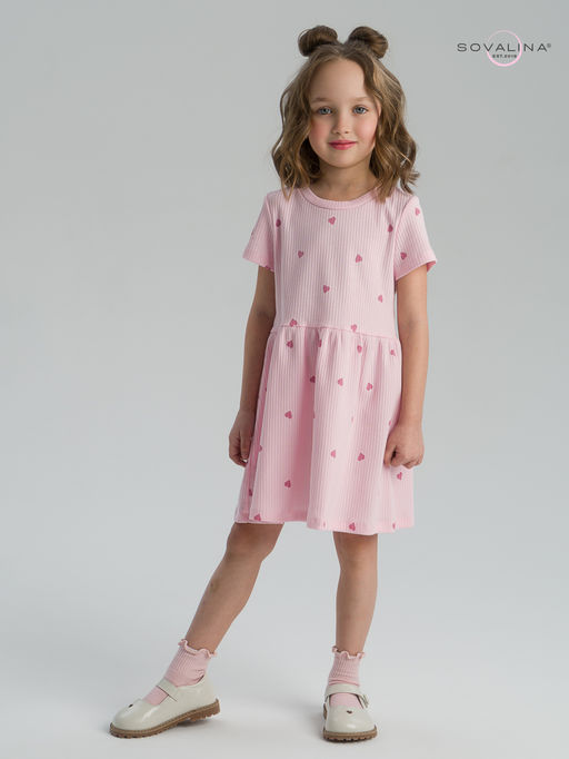 Платье Лето лапша сердца на розе - Sovalina фото 5