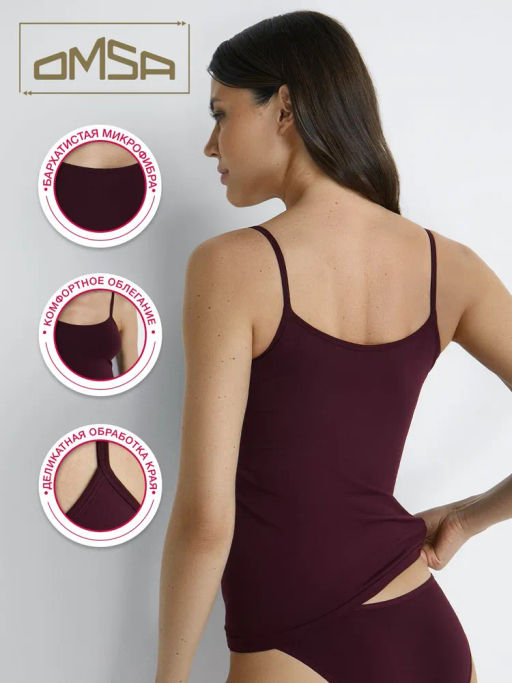 171DD(480) Майка женская ( на тонких бретелях)OMSA  фото 7