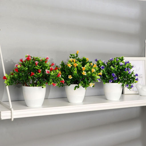 Искусственный цветок в горшке «Примула галант», 17×19 см, МИКС