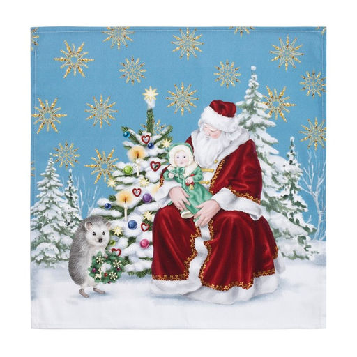 Набор новогодний Christmas time: скатерть 150?220 см +/-3 см с ГМВО, салфетка 40?40 см-12 шт., 100% хлопок