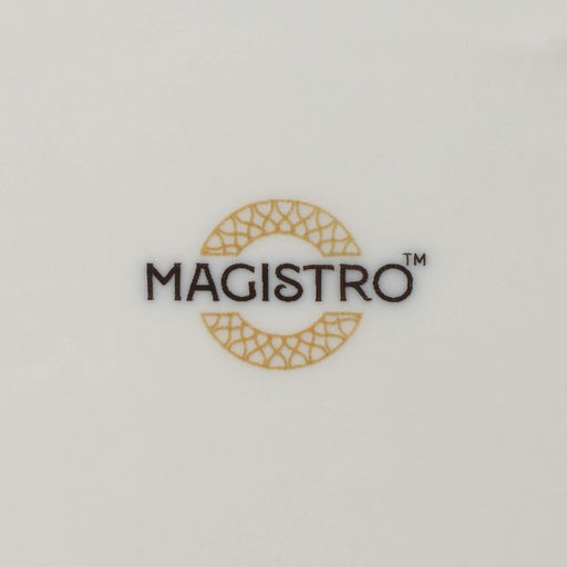 Блюдо фарфоровое сервировочное Magistro Kingdom, 27,5×16×1,9 см