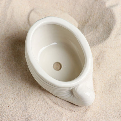 Набор фигурных кашпо для цветов Ракушки, керамика, 6 шт. - Take it easy фото 4