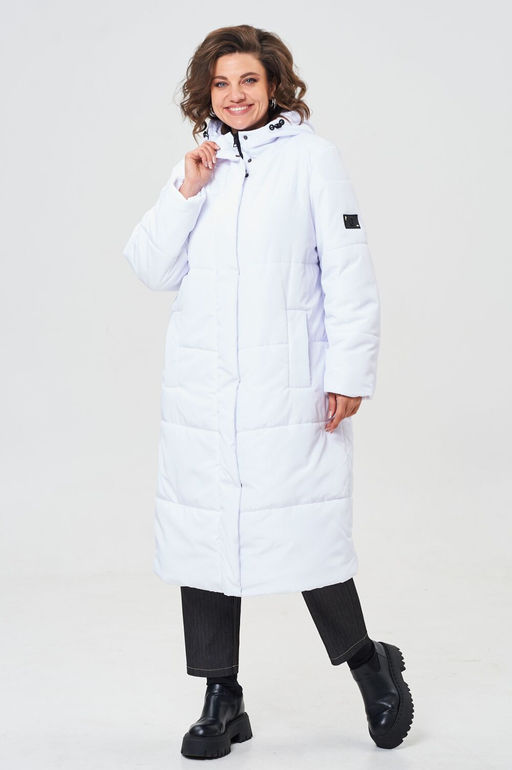Пальто ANDINA CITY 7013-24 белый  фото 7