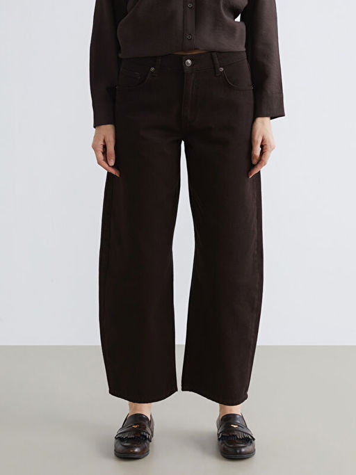 Barrel Fit Kad?n Jean Pantolon