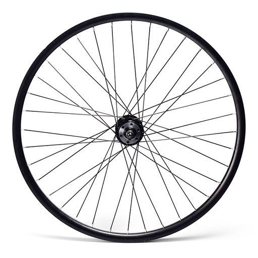 Колесо велосипедное 26" переднее, алюминий, диск 6-болт, с гайками