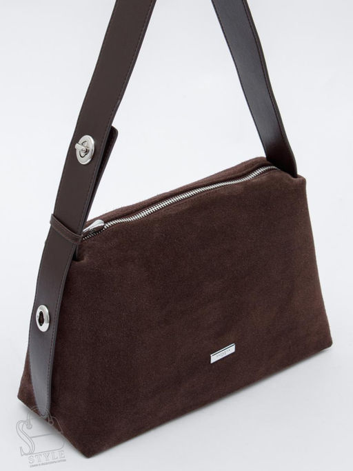 Сумка женская кожаная 8017SMS coffee Velina Fabbiano-Safenta