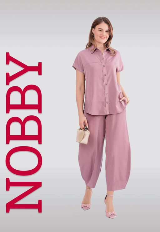 NOBBY, Женские брюки 707-104/3 (пыльная роза)  фото 7