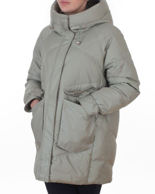 EB2819 OLIVE Куртка зимняя женская (200 гр. холлофайбер)