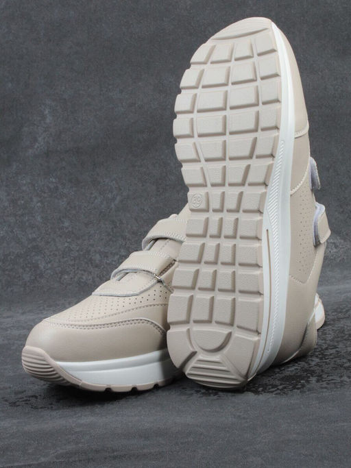 03-YH516-2 DK. BEIGE Кроссовки женские (натуральная кожа)