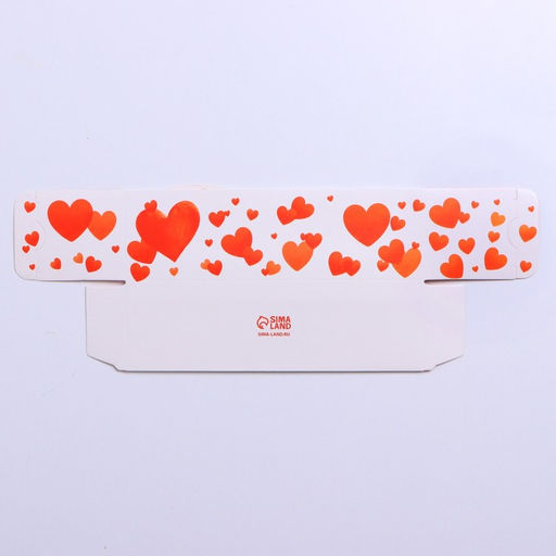 Цена за 5 шт. Коробка для макарун кондитерская, упаковка, « Love you», 18×5.5×5.5 см