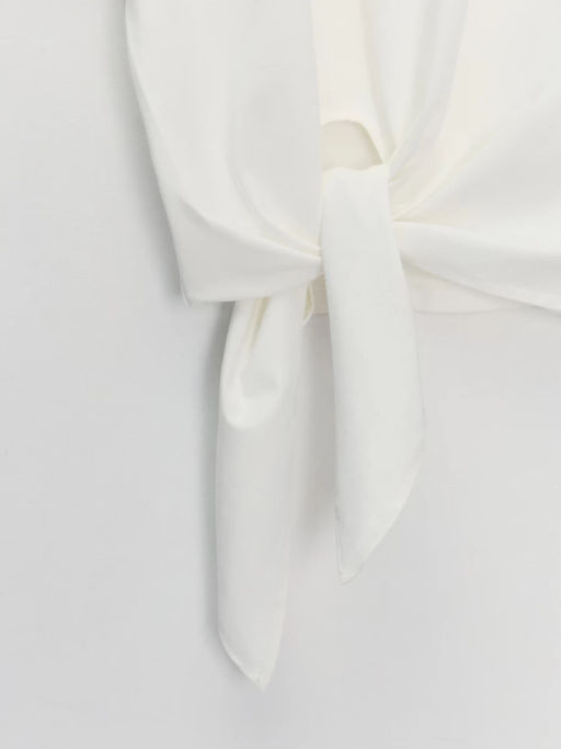 Футболка из хлопка с узлом ZR2605023409-2 / Zarina