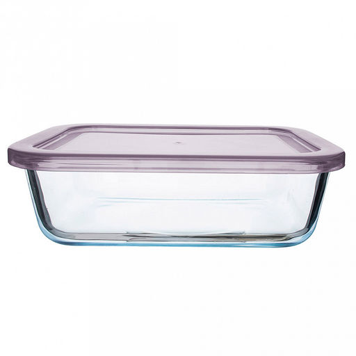 Контейнер стеклянный Argos 1,52л, 22х16,4х6,6см, прямоугольный, боросиликатное стекло, пластмассовая крышка, ручки-выступы с двух сторон, TalleR (Китай) - Домашняя мода фото 2
