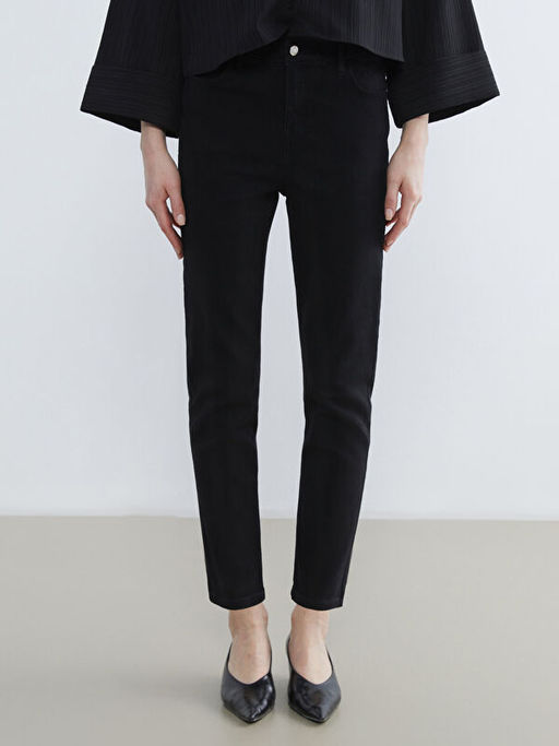 Slim Mom Kad?n Jean Pantolon