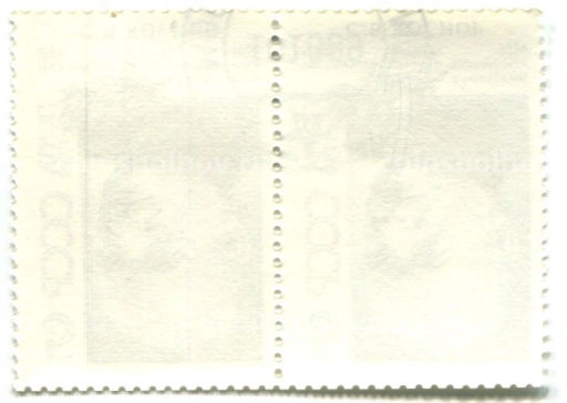 Марка С.В. Косиор Советский государственный и общественный деятель 1989 год (блок из 2 марок)