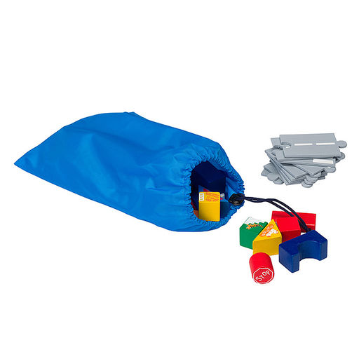 Развивающая игра "Радужный городок" (Деревянный конструктор) (Baby Step)