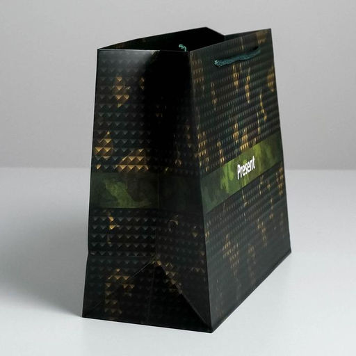 Цена за 2 шт. Пакет подарочный ламинированный, упаковка, С 23 февраля, ML 27?23?11.5 см