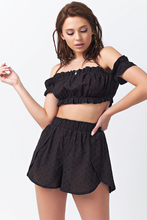 Шорты летние свободные короткие синие - Fly фото 9