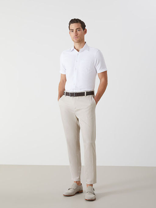 Regular Fit K?sa Kollu Arm?rl? Erkek G?mlek