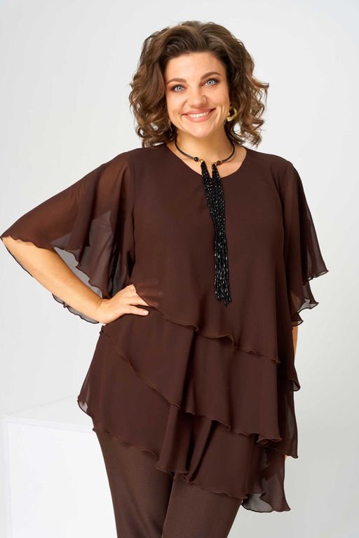 Костюм Асолия 1512 коричневый