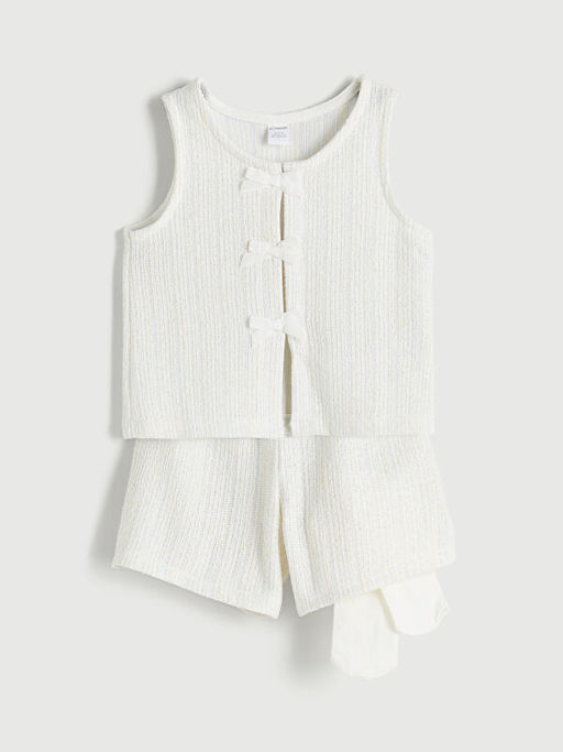 Bisiklet Yaka K?z ?ocuk 3l? Tak?m