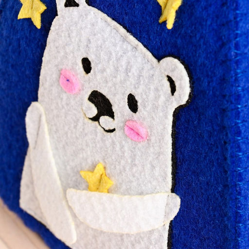 Шапка для бани с аппликацией Застенчивый Мишка - Simaland фото 5