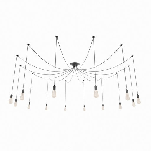 Светильник BayerLux «Паук»,14×40 Вт, E27, чёрный