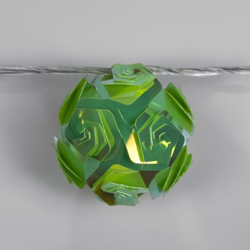 Гирлянда Нить 4.5 м с насадками Цветочные шары, IP20, прозрачная нить, 15 LED, свечение зелёное, 220 В - Luazon lighting фото 3