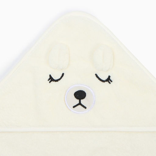 Полотенце-уголок LoveLife Дружок, цв. белый, 80х80 см, 100% пэ, микрофибра 280 г/м2  фото 4