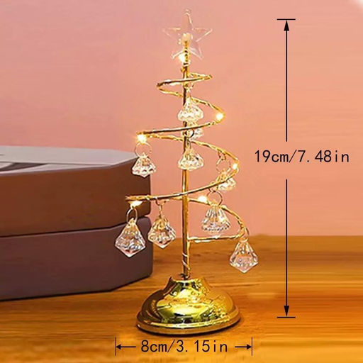 Новогоднее украшение, елочка - хрусталик 19см - 1000 деталей фото 3