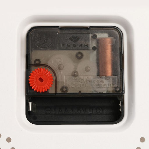 Часы настенные интерьерные, бесшумные, плавный ход, 29×29 см, белые, от батарейки 1×АА