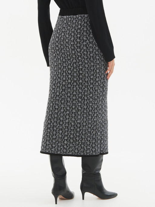 Юбка л1430 голубой - Стим фото 13