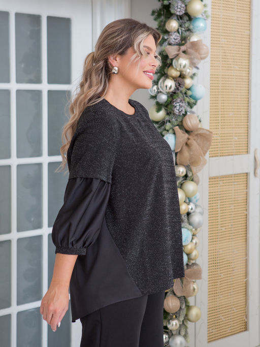 Блузка 1319-1 черный