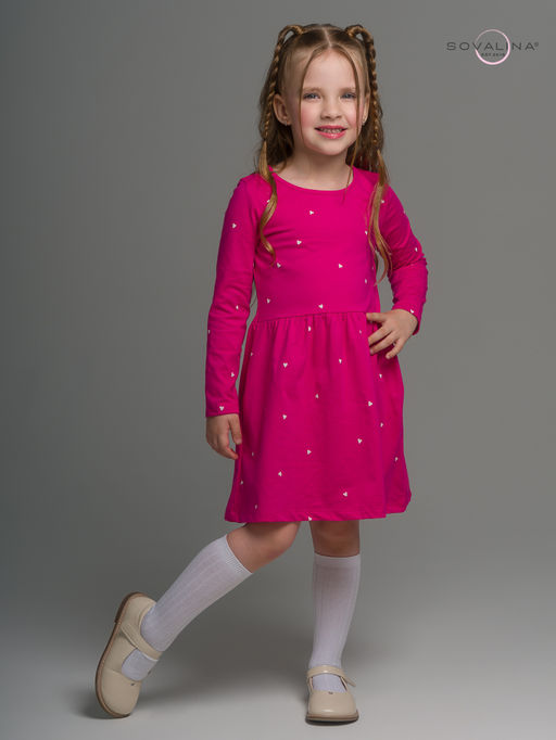 Платье Эля сердечки барби - Sovalina фото 9