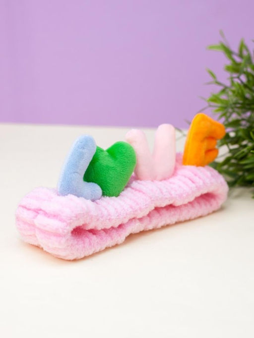 Повязка на голову "Love", pink