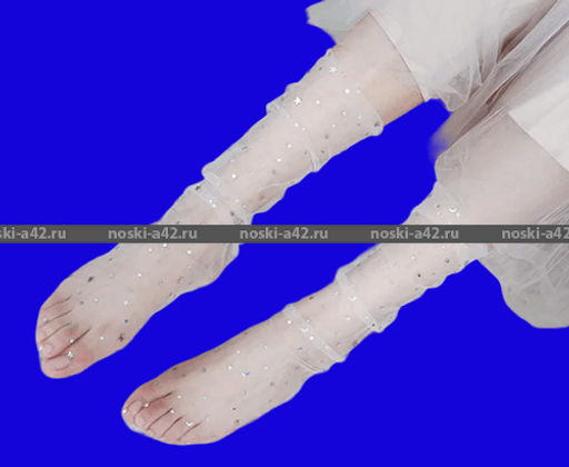 Цена за 6 пар. Зувей носки женские капрон высокие с ПАЙЕТКАМИ 36-40 ЧЕРНЫЕ  фото 9