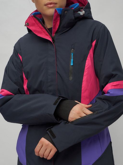 Горнолыжный костюм женский темно-синего цвета 02201TS - Chunmai фото 14